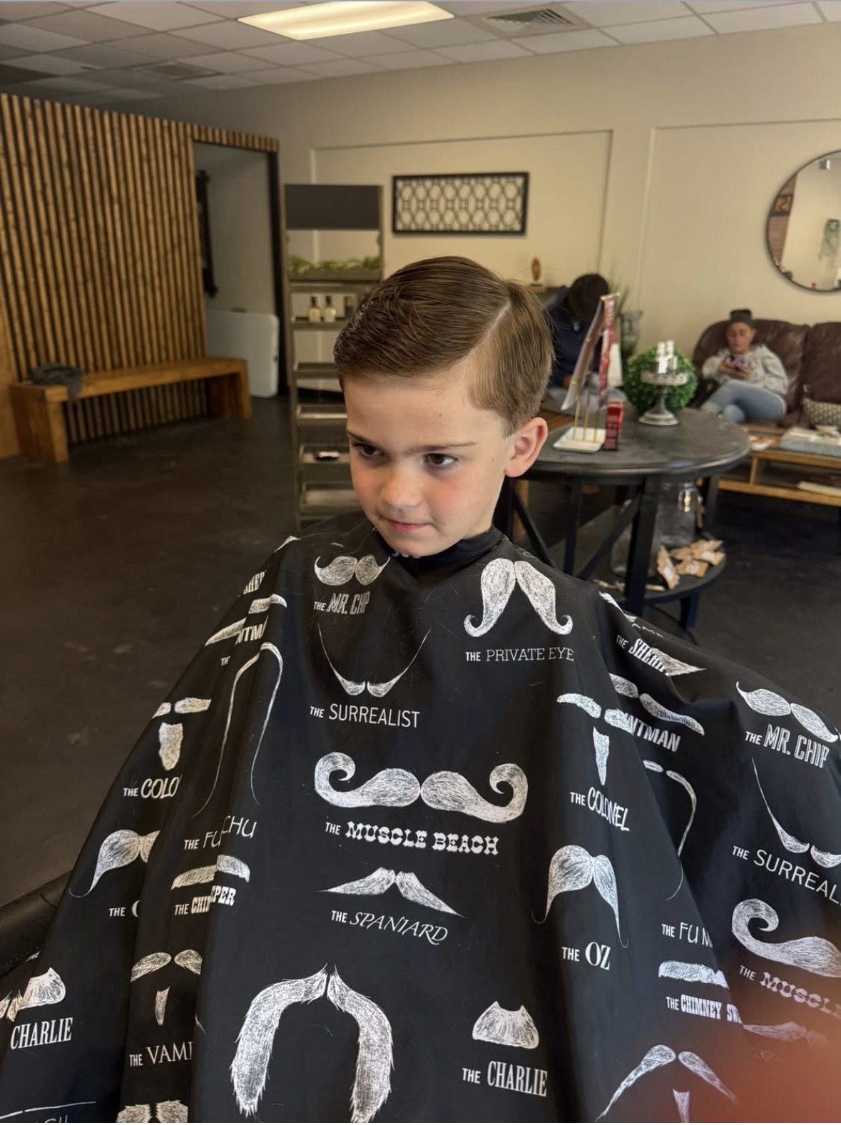 Sharp fade haircut